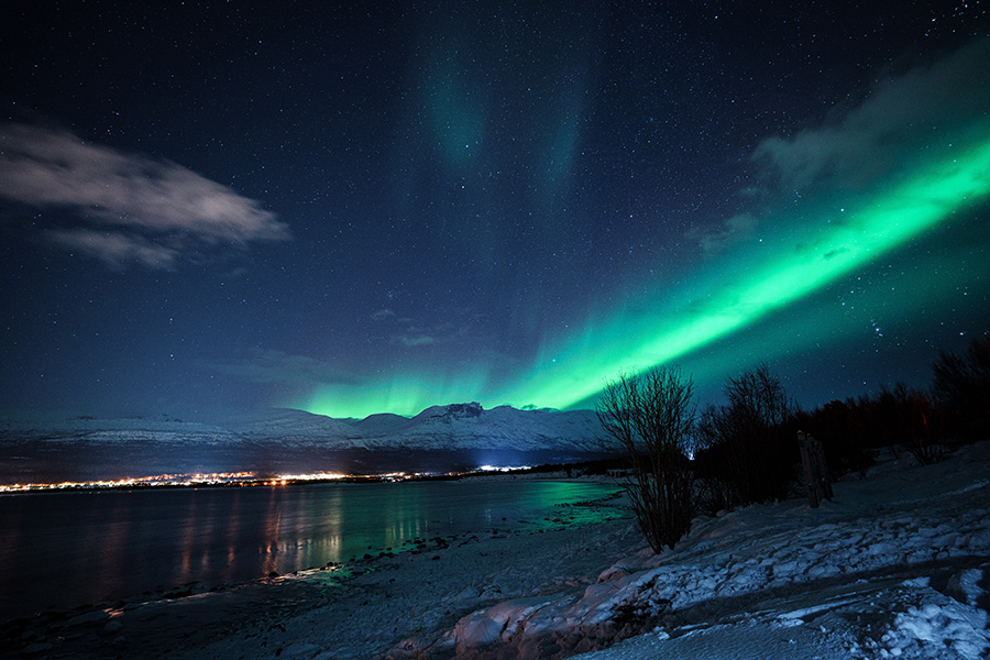 norvege aurores boreales