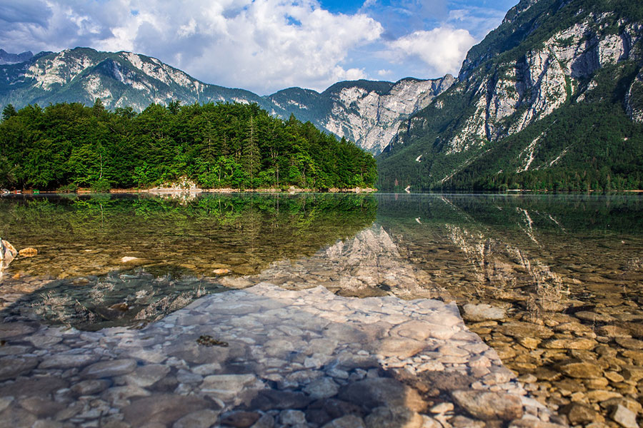 lac bohinj slovenie