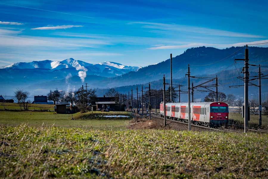 voyage train autriche